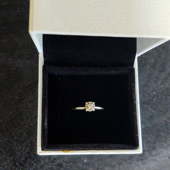 ๐HP๐14k Gold Diamond vintage Engagement Ring Size 5.5 - Picture 4 of 6